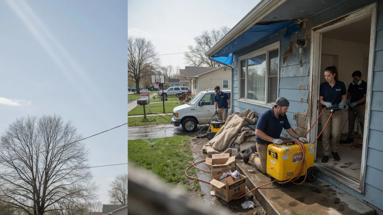 Basement Flood Cleanup in Ridgway, IL near me